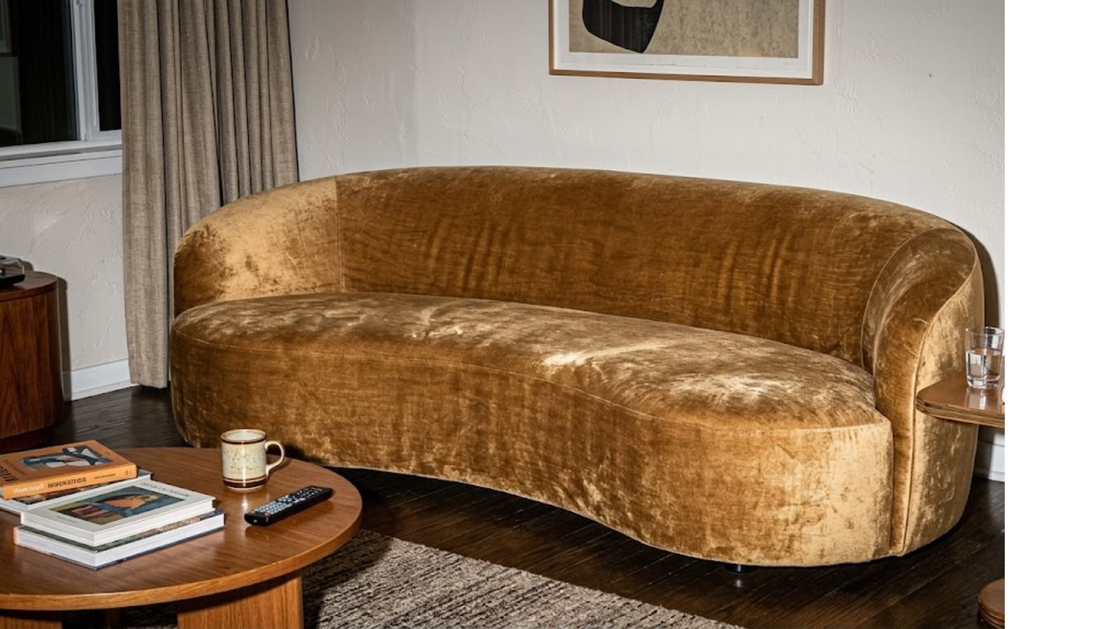 Mustard sofa, photo 4